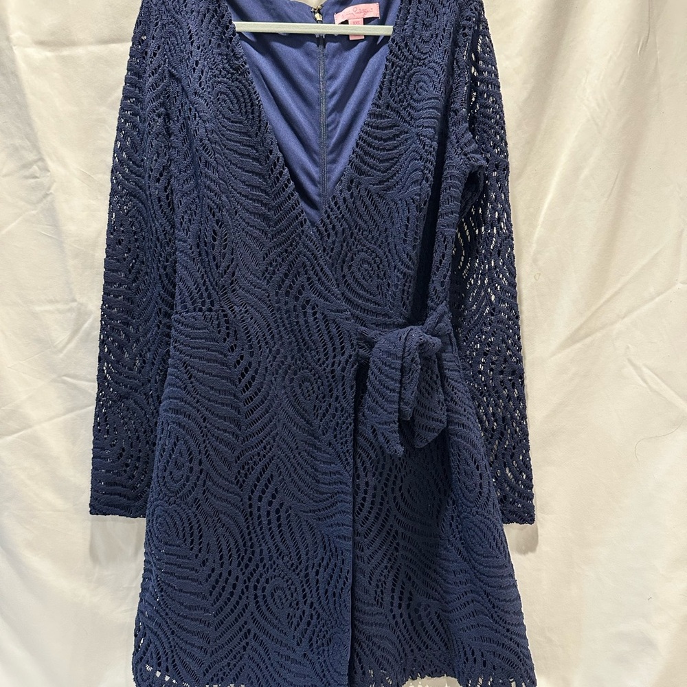 Lilly Pulitzer Lace NavyDress/Romper